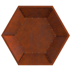 Φωτιά σε μπολ Σκ rusty 100 x 100 x 28 εκ.