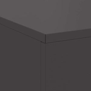 Φωτιά Μαύρο 100 x 100 x 30 cm Ατσάλι - Pakobazaar
