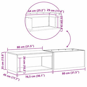 Φωτιά Μαύρο 160 x 45 x 35 εκ Ατσάλι - Pakobazaar