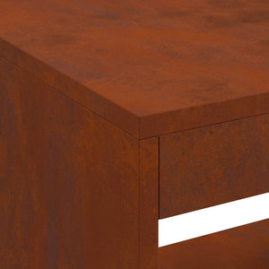 Φωτιά Μπολ Σκ rusty 160 x 45 x 35 εκ Ατσάλι Σκληρυθέν στον Αέρα