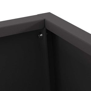 Φωτιά Μαύρο 50 x 35 x 100 εκ. Ατσάλι - Pakobazaar