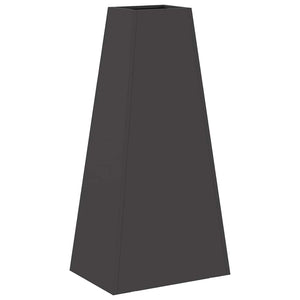 Φωτιά Μαύρο 50 x 35 x 100 εκ. Ατσάλι - Pakobazaar