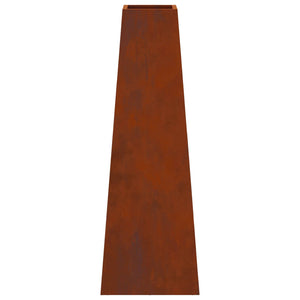 Φωτιά Καφέ 50 x 35 x 100 εκ. Ατσάλι Σκληρυθέν στον Αέρα - Pakobazaar