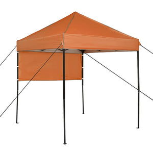 Σκηνή Σκίασης Πορτοκαλί 194 x 194 x 251 εκ. ύφασμα - Pakobazaar