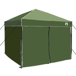Σκηνή Σκίασης Πράσινο 243 x 243 x 251 εκ ύφασμα - Pakobazaar