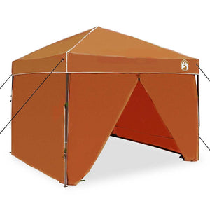 Σκηνή Σκίασης Πορτοκαλί 243 x 243 x 251 εκ ύφασμα - Pakobazaar