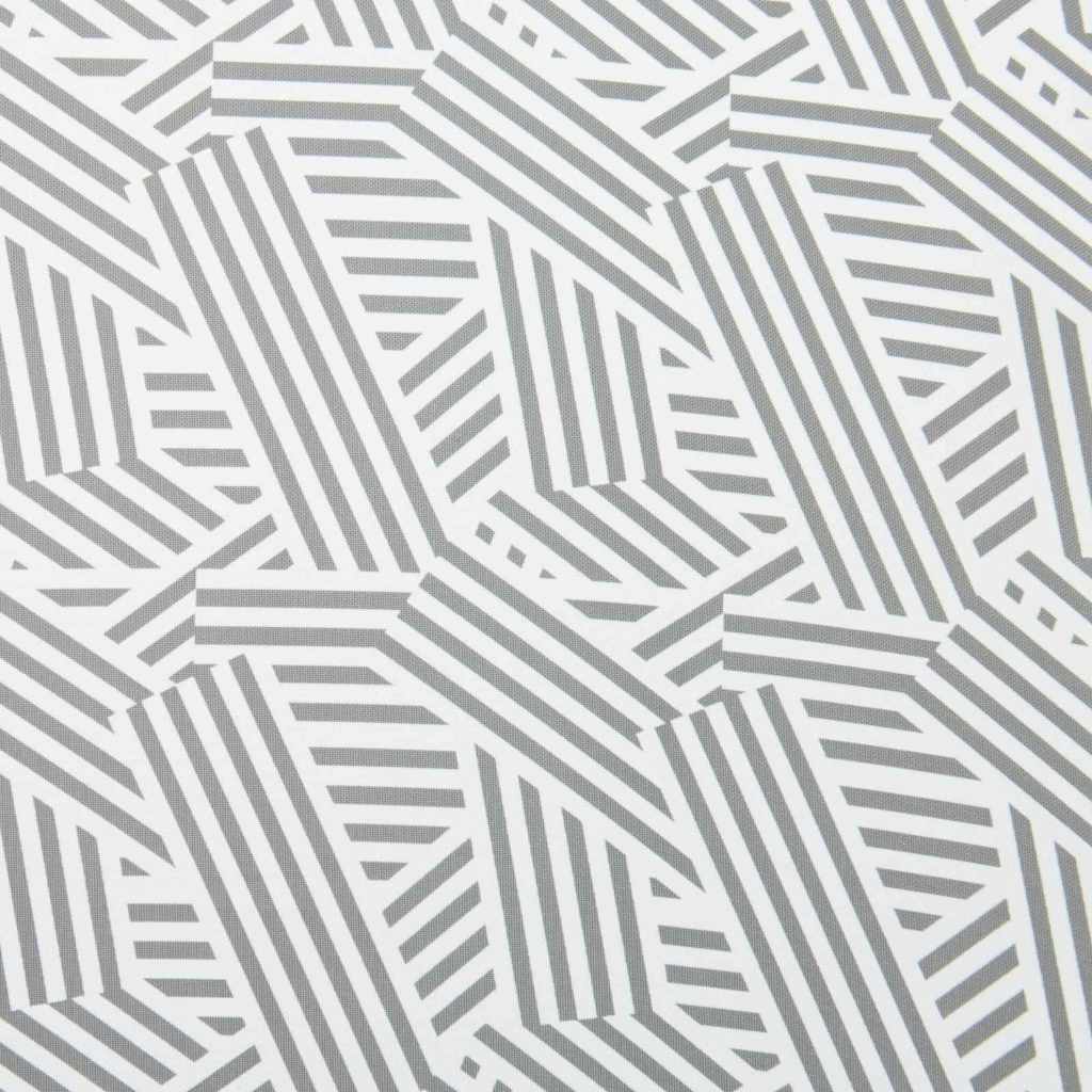 Παράσολα Παραλίας Γκρι και Λευκό 160 x 160 x 196 εκ