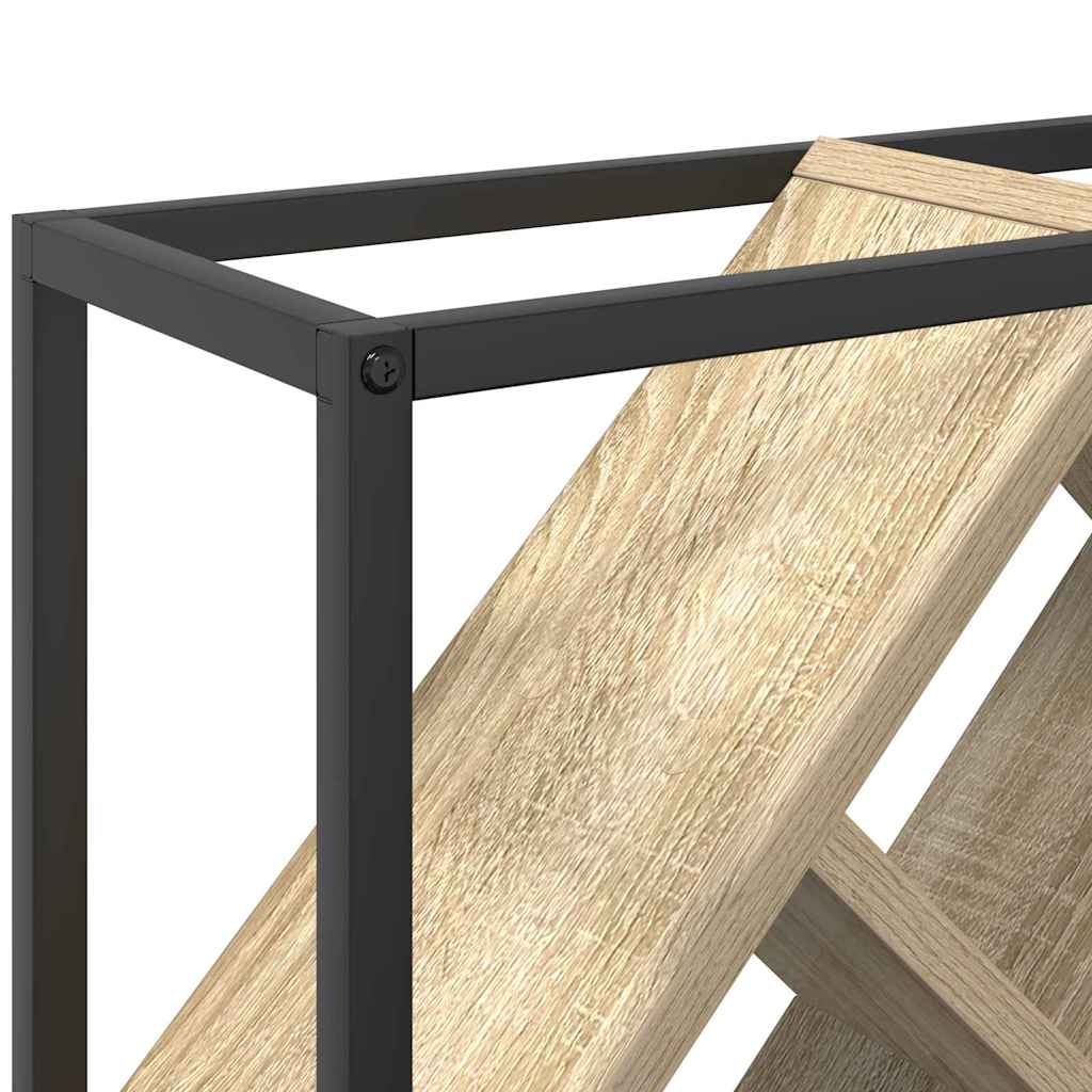 Ράφι Κρασιού Δρύς Sonoma 51 x 18 x 52,5 εκ. Επεξεργασμένο ξύλο - Pakobazaar