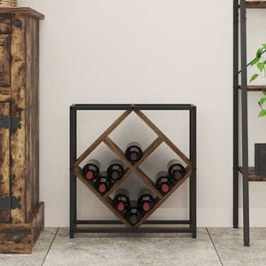 Ράφι Κρασιού Καπνιστό Δρύς 51 x 18 x 52,5 εκ. - Pakobazaar