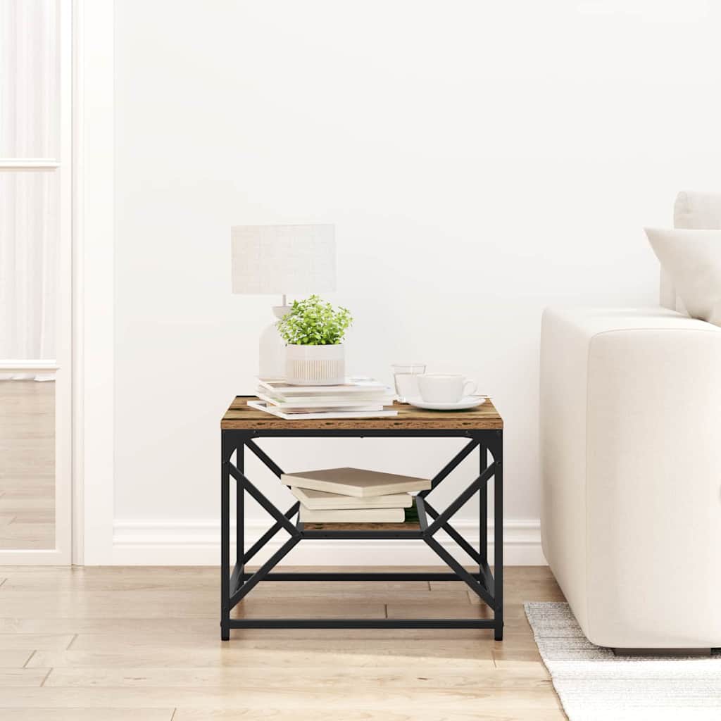 Τραπεζάκι σαλονιού Παλιό Ξύλο 51 x 50 x 40 εκ.