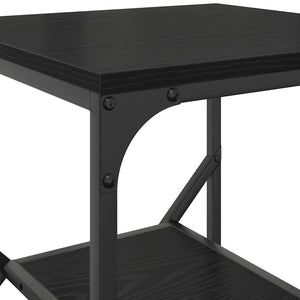 Τραπεζάκι Πλευράς Μαύρη Οξυά 41 x 40 x 60 εκ. - Pakobazaar