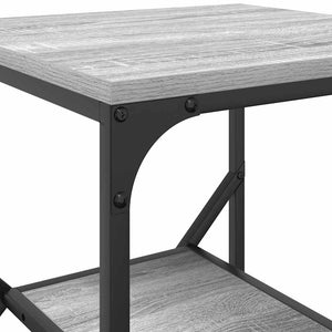 Τραπεζάκι Πλευράς Γκρίζο Σονομα 41 x 40 x 60 εκ. - Pakobazaar