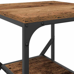 Τραπεζάκι Πλευράς Παλιό Ξύλο 41 x 40 x 60 εκ. - Pakobazaar