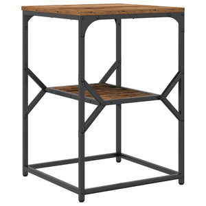 Τραπεζάκι Πλευράς Παλιό Ξύλο 41 x 40 x 60 εκ. - Pakobazaar