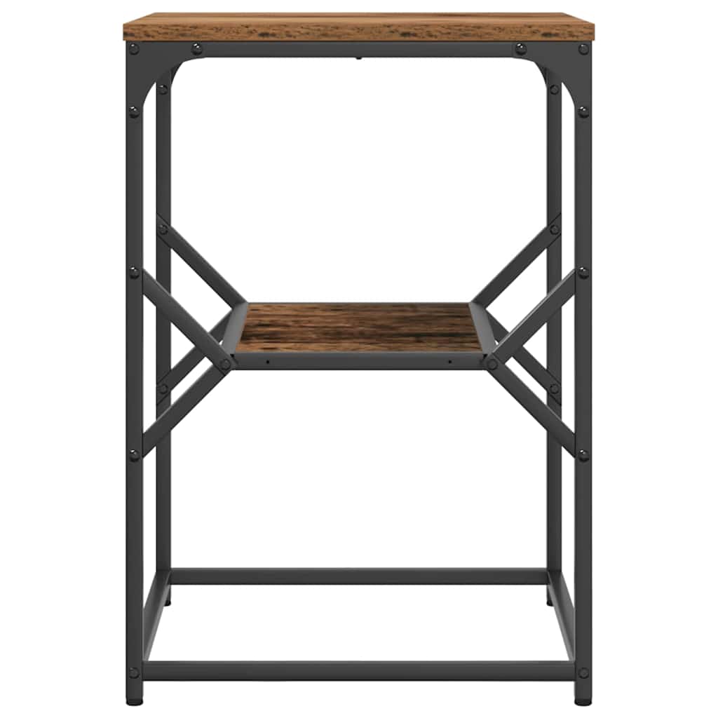 Τραπεζάκι Πλευράς Παλιό Ξύλο 41 x 40 x 60 εκ. - Pakobazaar