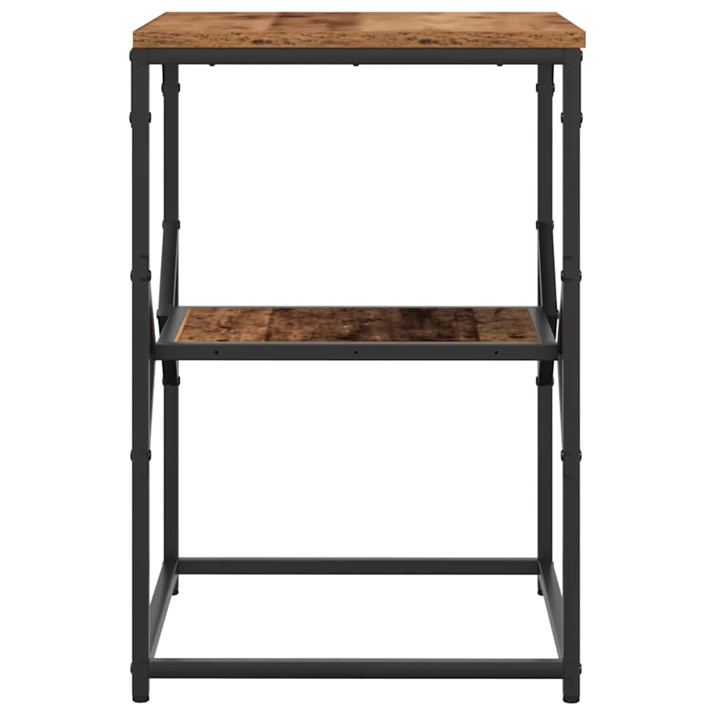 Τραπεζάκι Πλευράς Παλιό Ξύλο 41 x 40 x 60 εκ. - Pakobazaar