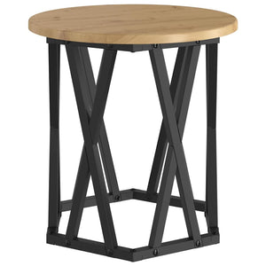 Τραπεζάκι Πλευράς 2 pcs Artisan Oak Μηχανισμένο ξύλο και ατσάλι - Pakobazaar