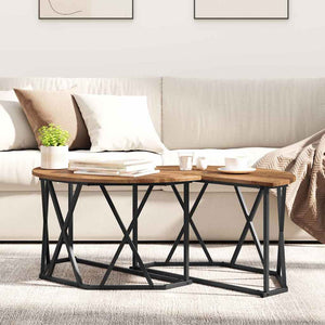 Τραπεζάκι σαλονιού Παλιό Ξύλο 80 x 80 x 42 cm