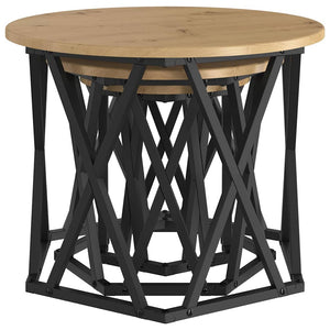Κομοδίνο Μονάδας 3 τμχ. Artisan Oak 53 x 53 x 40 cm