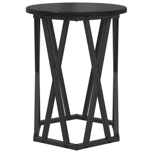 Τραπεζάκι σαλονιού 2 τμχ. Μαύρη Οξυά 50 x 50 x 50 cm