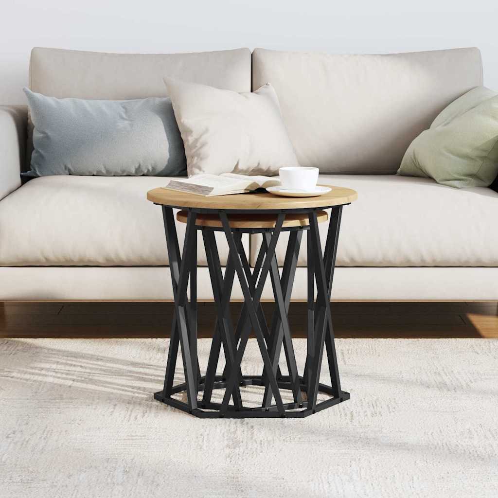 Τραπεζάκι σαλονιού 2 pcs Artisan Oak 50 x 50 x 50 cm