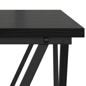 Σετ βοηθητικά τραπεζάκια 2 pcs Μαύρη δρυς 50 x 50 x 40 cm - Pakobazaar