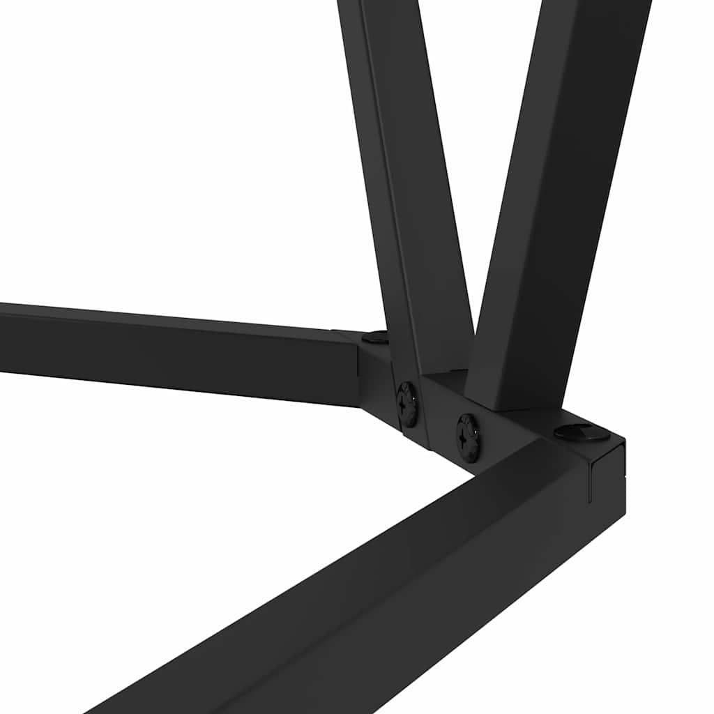 Σετ βοηθητικά τραπεζάκια 2 pcs Μαύρη δρυς 50 x 50 x 40 cm - Pakobazaar