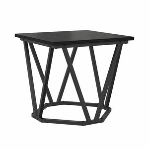 Σετ βοηθητικά τραπεζάκια 2 pcs Μαύρη δρυς 50 x 50 x 40 cm - Pakobazaar