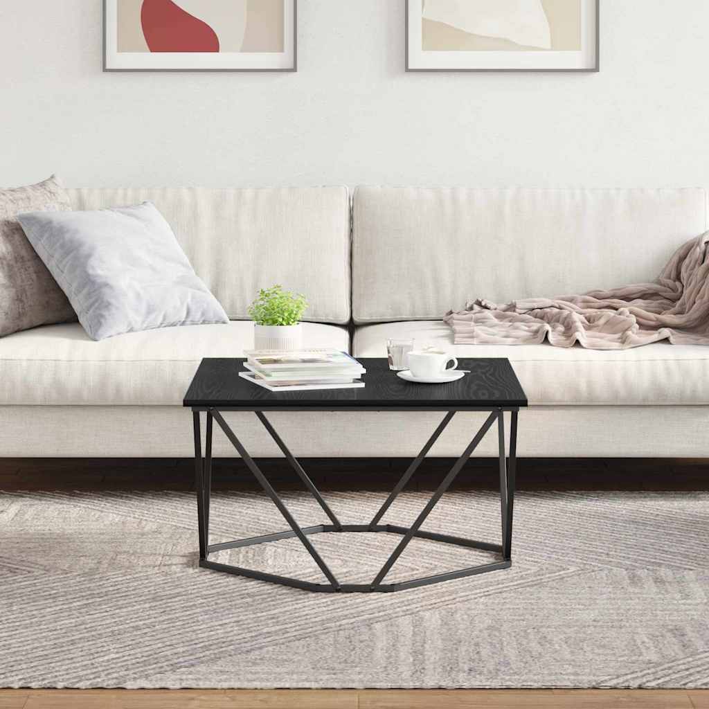 Τραπεζάκι σαλονιού Μαύρη Οξυά 80 x 80 x 45 cm - Pakobazaar