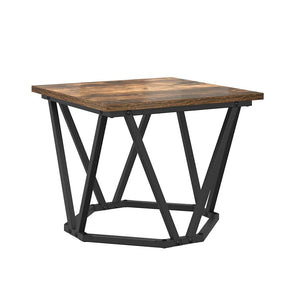 Τραπεζάκι σαλονιού 3 τμχ. Καπνιστό Δρύς 50 x 50 x 40 cm