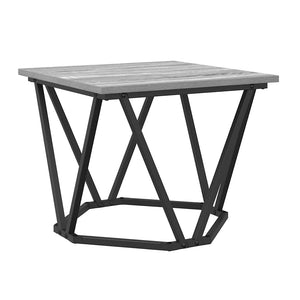 Τραπεζάκι σαλονιού 3 τμχ. Γκρίζο Σονομα 50 x 50 x 40 cm