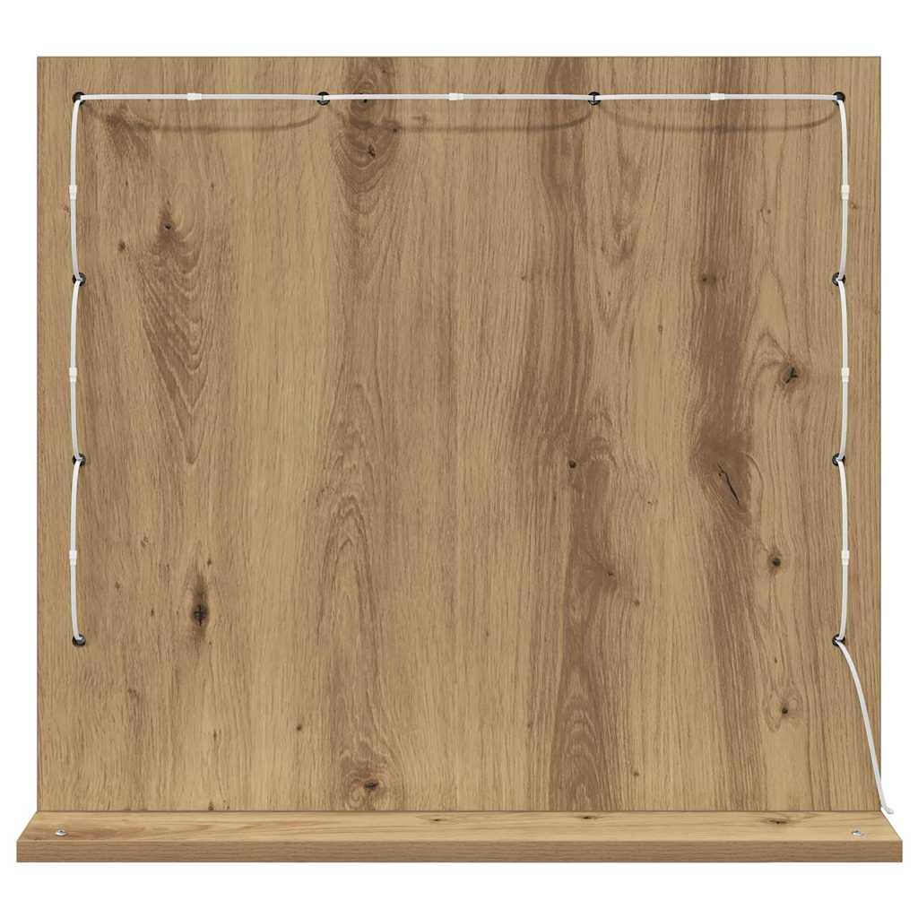 Καθρέφτης τουαλέτας Δρύς Sonoma 60 x 55 x 18 εκ. Ορθογώνιος