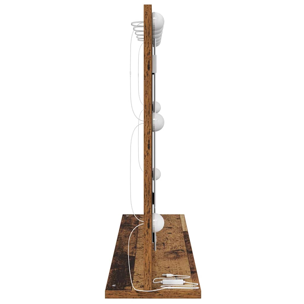 Καθρέφτης τουαλέτας Ορθογώνιος Παλιό ξύλο 80 x 55 x 18 εκ. - Pakobazaar