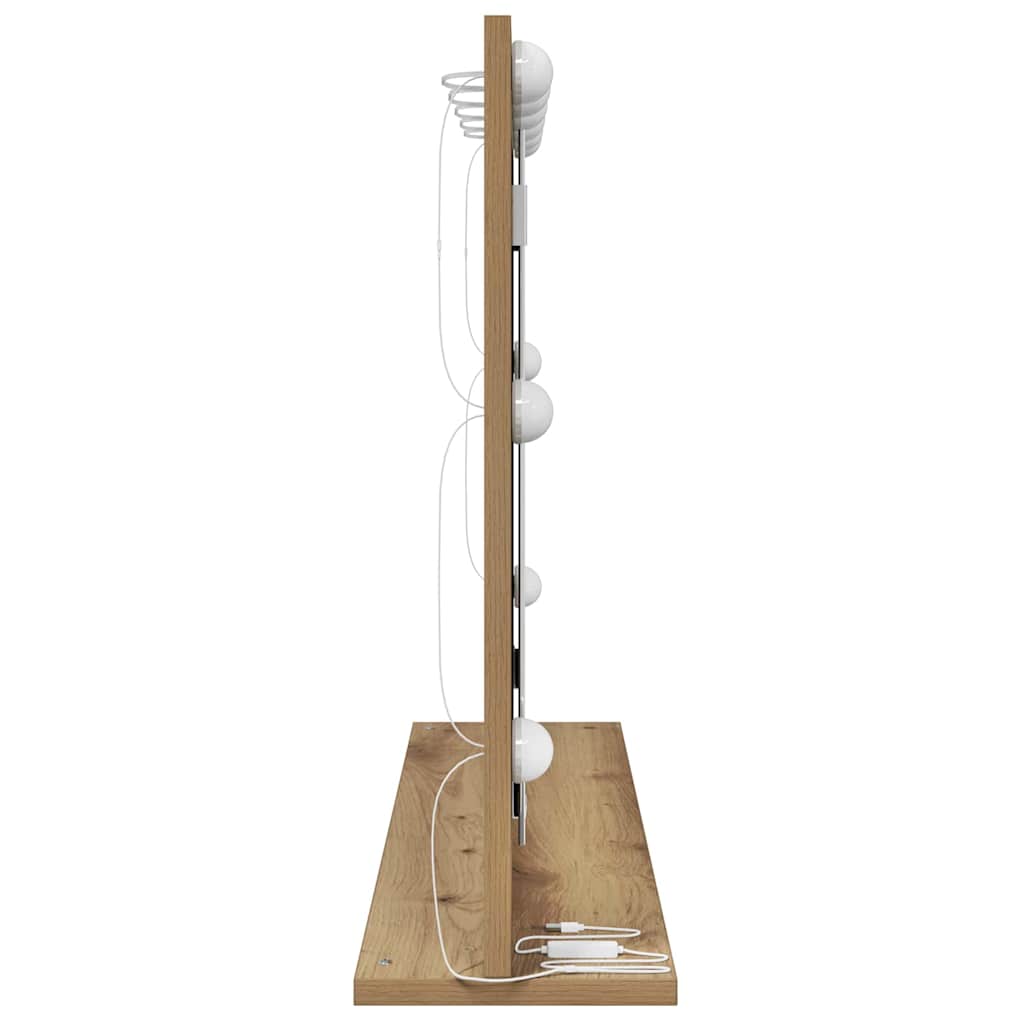 Καθρέφτης τουαλέτας Ορθογώνιος Artisan Oak 80 x 55 x 18 εκ. - Pakobazaar