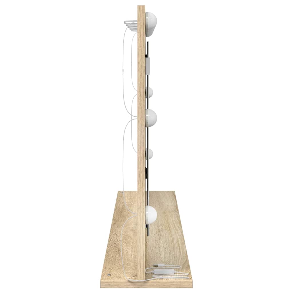 Καθρέφτης τουαλέτας Ορθογώνιος Δρύς Sonoma 100 x 55 x 18 εκ. - Pakobazaar