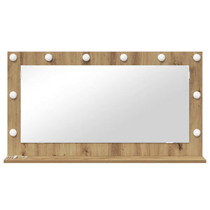 Καθρέφτης τουαλέτας Ορθογώνιος Artisan Oak 100 x 55 x 18 εκ. - Pakobazaar