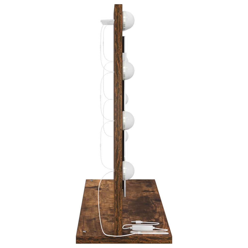 Καθρέφτης τουαλέτας Ορθογώνιος Καπνιστό Δρύς 60 x 45 x 18 εκ. - Pakobazaar