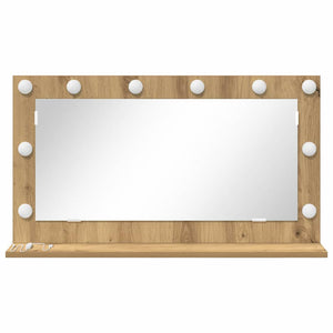 Καθρέφτης τουαλέτας Ορθογώνιος Artisan Oak 80 x 45 x 18 εκ. - Pakobazaar