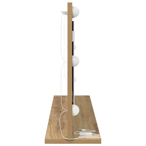 Καθρέφτης τουαλέτας Ορθογώνιος Artisan Oak 80 x 45 x 18 εκ. - Pakobazaar