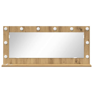 Καθρέφτης τουαλέτας Ορθογώνιος Artisan Oak 100 x 45 x 18 εκ. - Pakobazaar