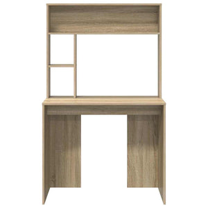 Γραφείο με ράφι Δρύς Sonoma 91 x 50 x 149 εκ Επεξεργασμένο ξύλο - Pakobazaar