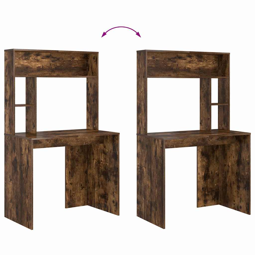 Γραφείο Καπνιστό Δρύς 91 x 50 x 149 εκ Επεξεργασμένο ξύλο