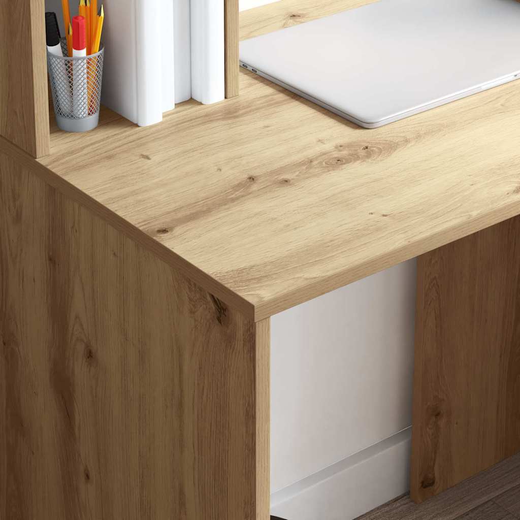 Γραφείο με ράφι Artisan Oak 91 x 50 x 149 εκ Επεξεργασμένο ξύλο - Pakobazaar