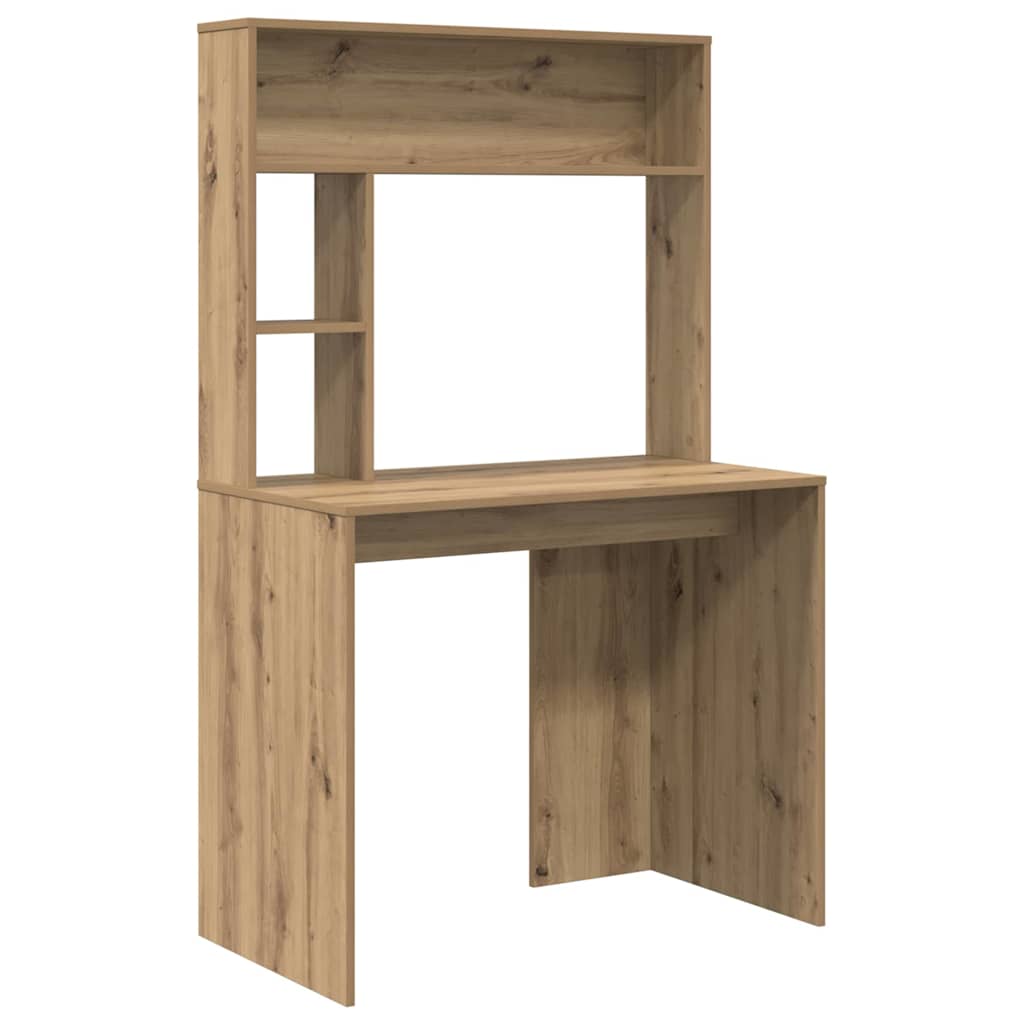 Γραφείο με ράφι Artisan Oak 91 x 50 x 149 εκ Επεξεργασμένο ξύλο - Pakobazaar