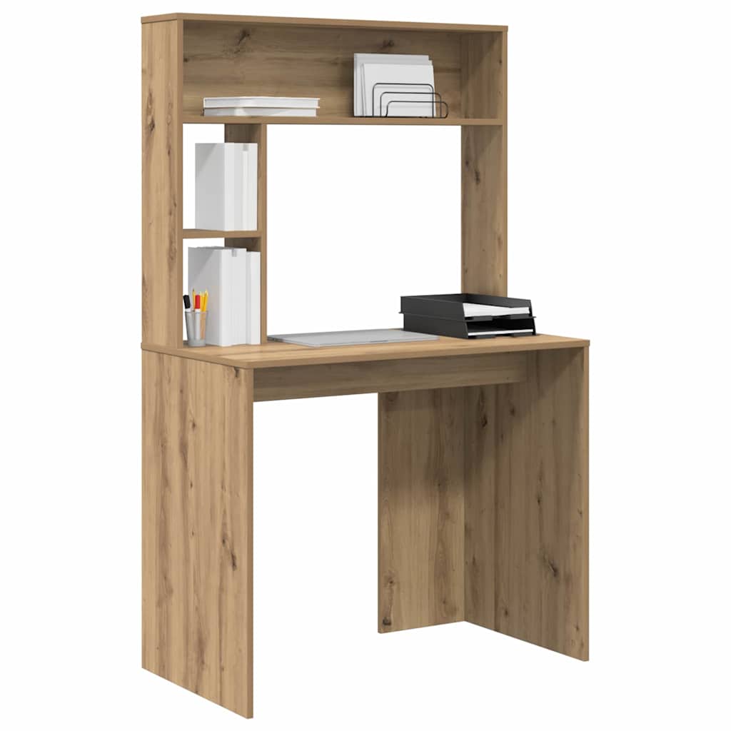 Γραφείο με ράφι Artisan Oak 91 x 50 x 149 εκ Επεξεργασμένο ξύλο - Pakobazaar