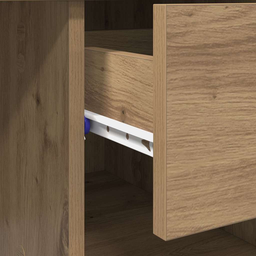 Γραφείο με ράφι Artisan Oak 90 x 49 x 75 εκ Επεξεργασμένο ξύλο - Pakobazaar