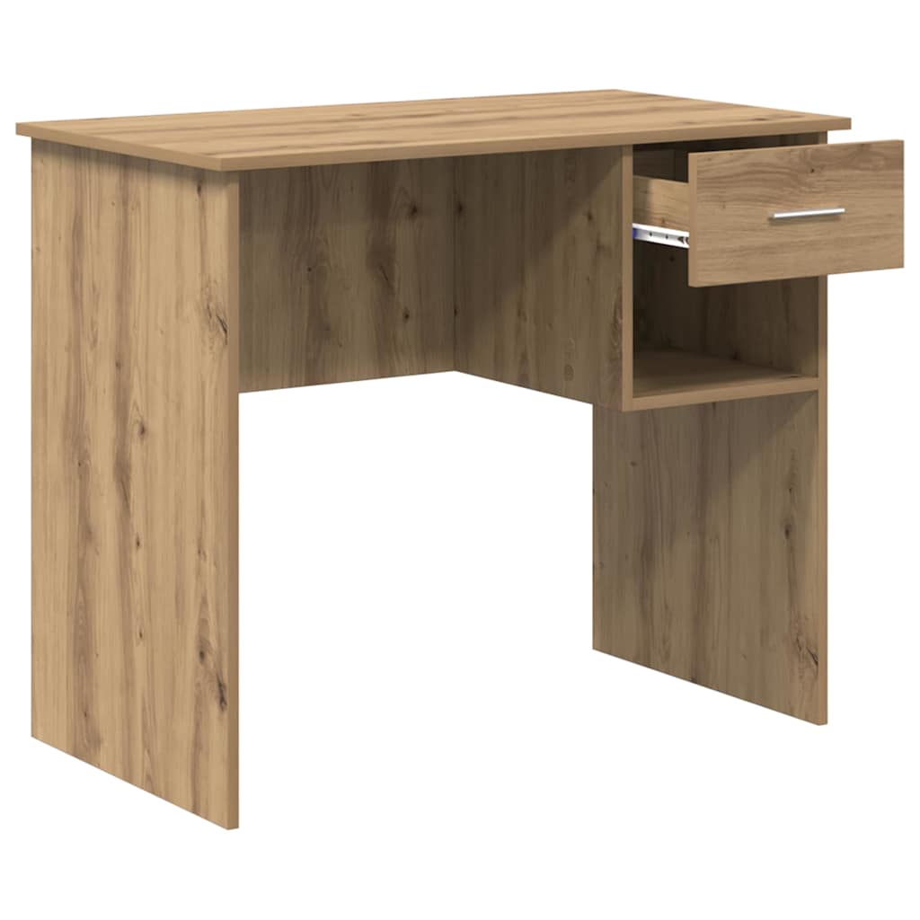 Γραφείο με ράφι Artisan Oak 90 x 49 x 75 εκ Επεξεργασμένο ξύλο - Pakobazaar