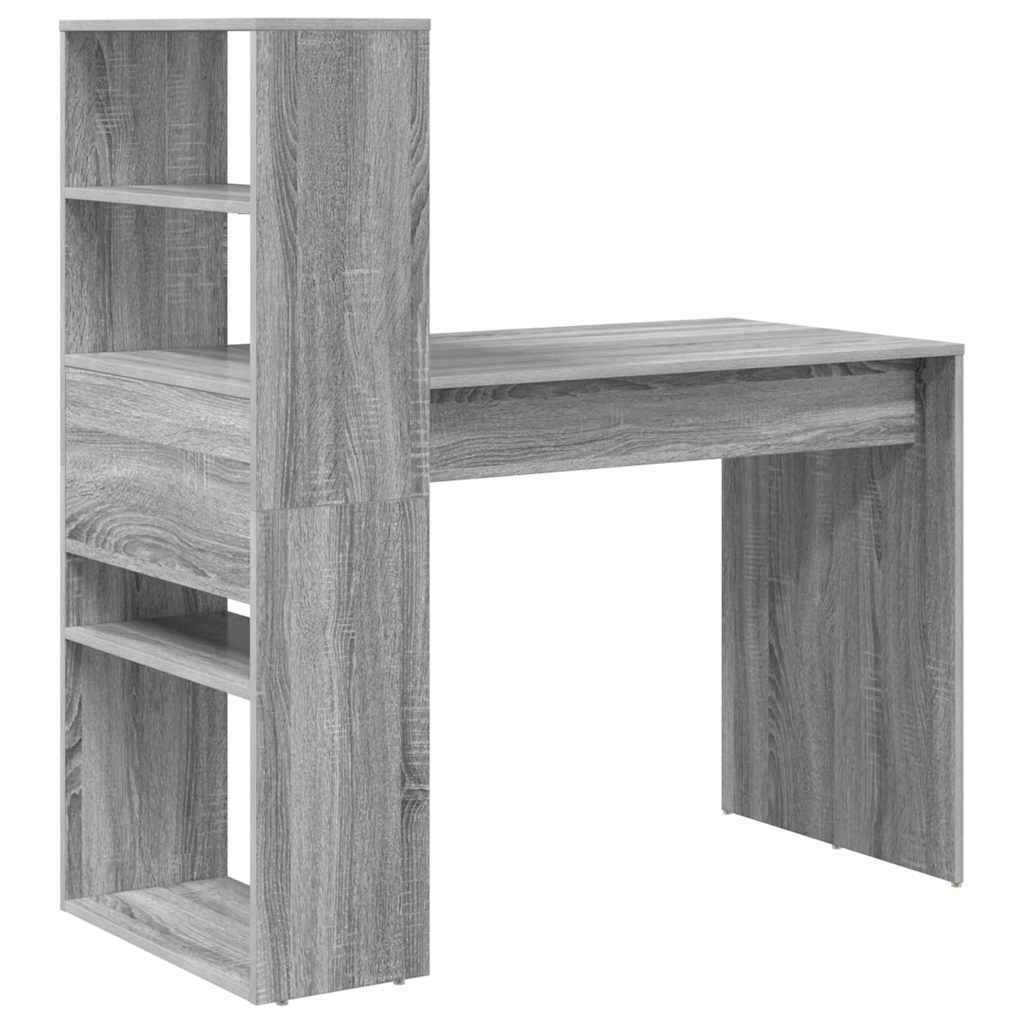 Γραφείο Γκρίζο Σονομα 113 x 54 x 120 εκ. Επεξεργασμένο ξύλο - Pakobazaar