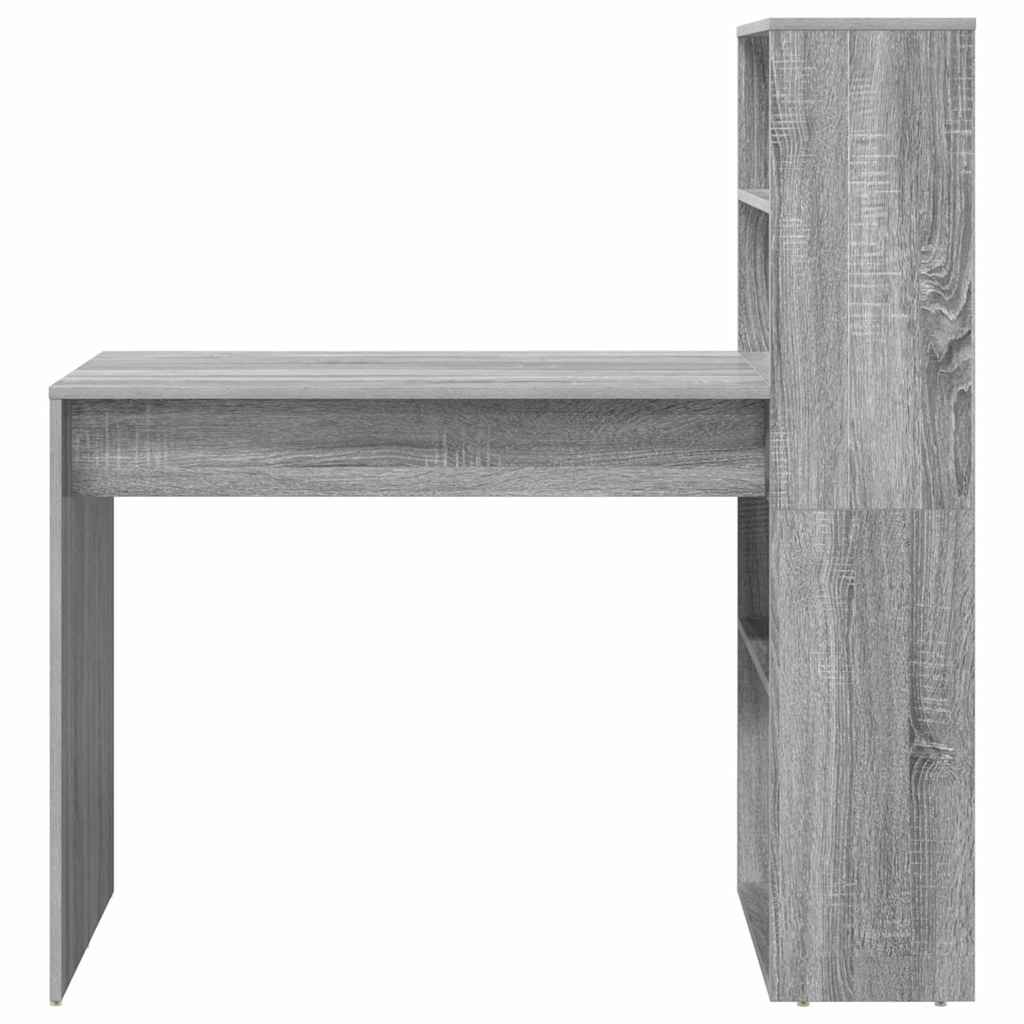 Γραφείο Γκρίζο Σονομα 113 x 54 x 120 εκ. Επεξεργασμένο ξύλο - Pakobazaar