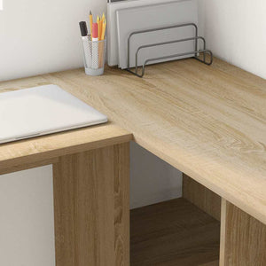 Γραφείο Δρύς Sonoma 142 x 102 x 73 εκ Επεξεργασμένο ξύλο - Pakobazaar